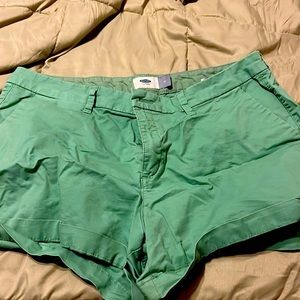Green old navy shorts